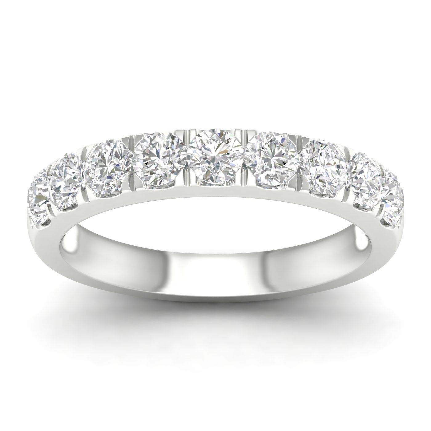 1 CT. T.W. Lab Grown Round Diamond Band in 14K White Gold