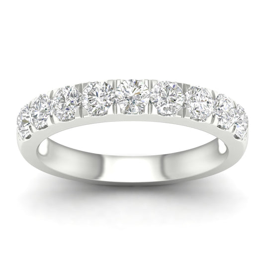 1 CT. T.W. Lab Grown Round Diamond Band in 14K White Gold