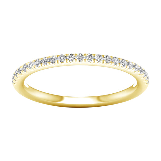 0.18 CT. T.W. Classic Lab Grown Diamond Band in 14K Yellow Gold