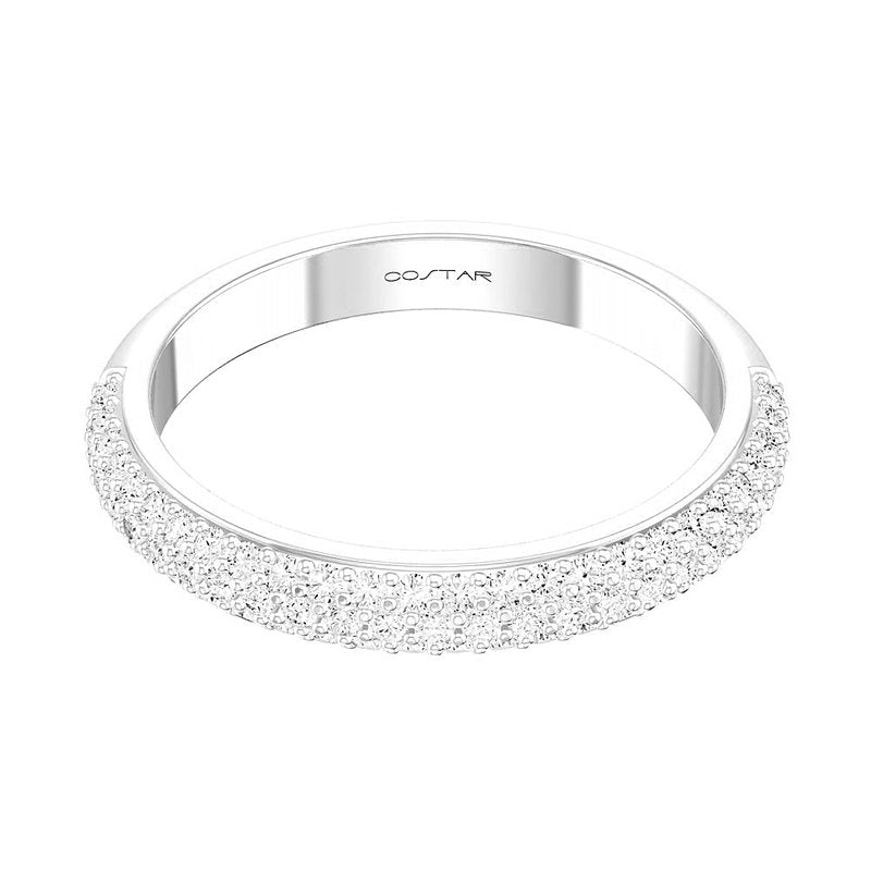 0.40 CT. T.W. Diamond Pavè Band in 14K White Gold