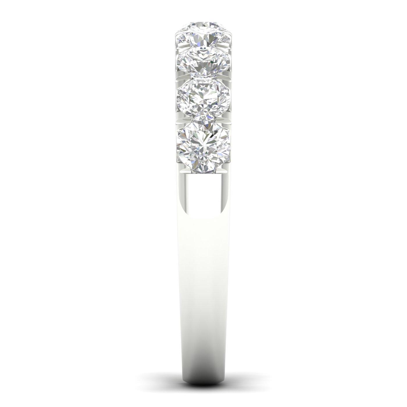 1 CT. T.W. Lab Grown Round Diamond Band in 14K White Gold