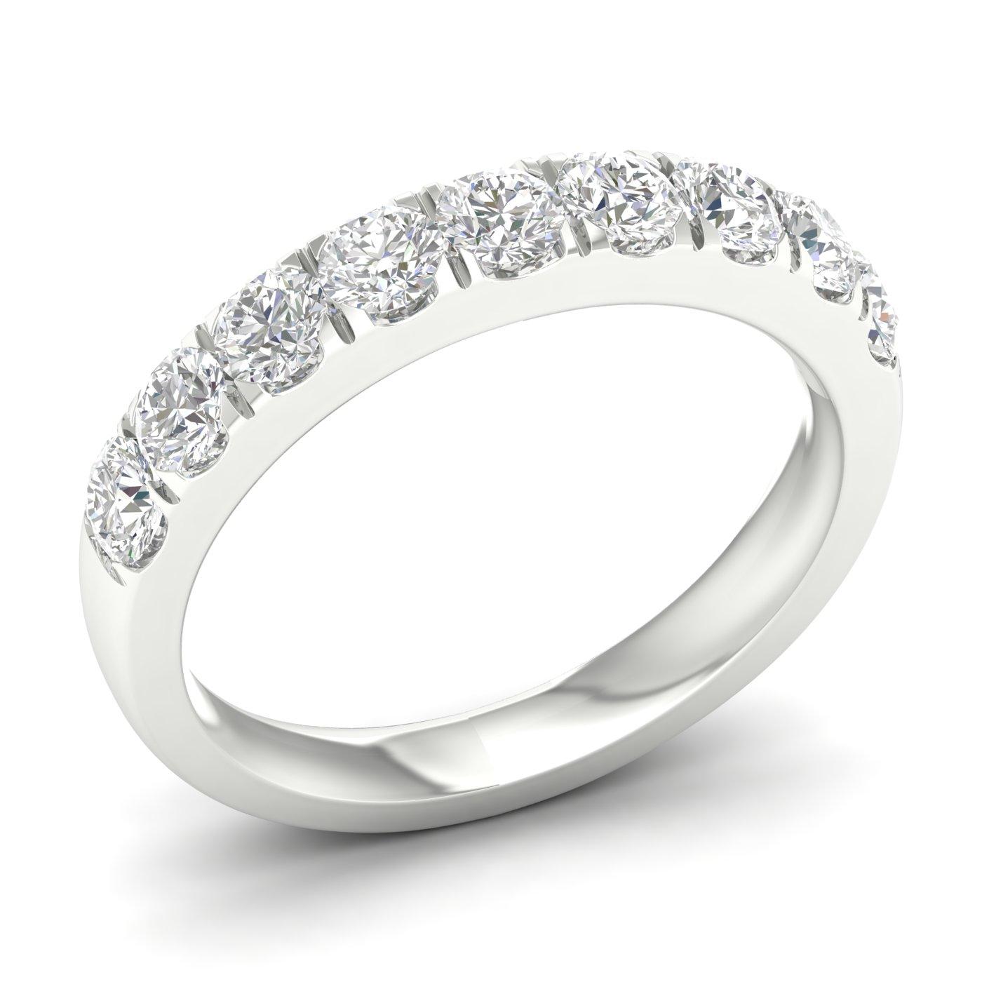 1 CT. T.W. Lab Grown Round Diamond Band in 14K White Gold